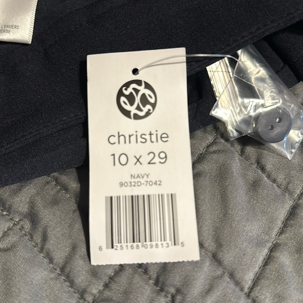 NWT navy slacks. Eden Ruth - Picture 6 of 6